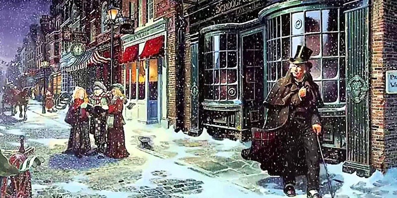 Charles Dickens at Christmas